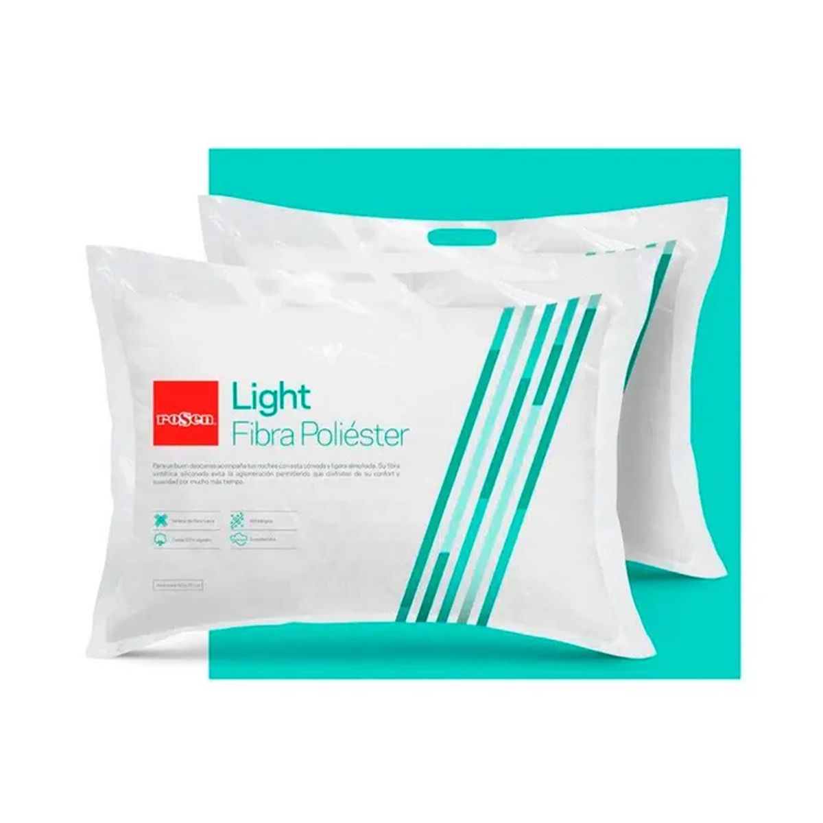 ROSEN - Pack 2 Almohadas Light Americana 50 X 70 Cm - Rosen