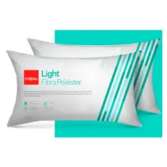 ROSEN - Pack 2 Almohadas Ligth - Tamaño King De 50 X 90 Cm.