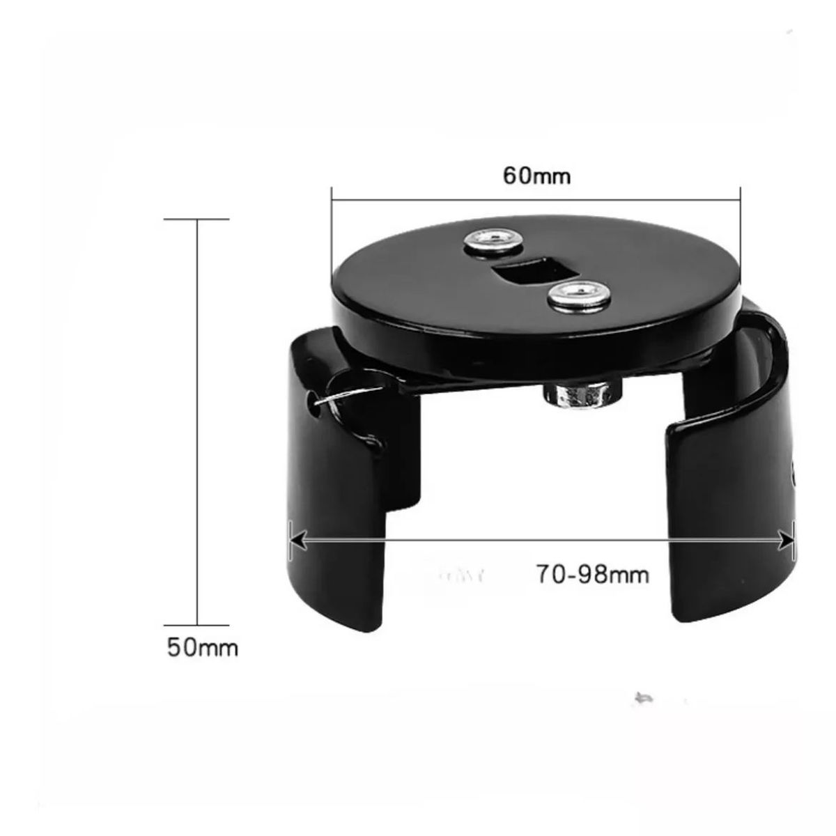 KUANGYE - Saca Filtro De Aceite Ajustable 3/8 60 Mm A 80 Mm