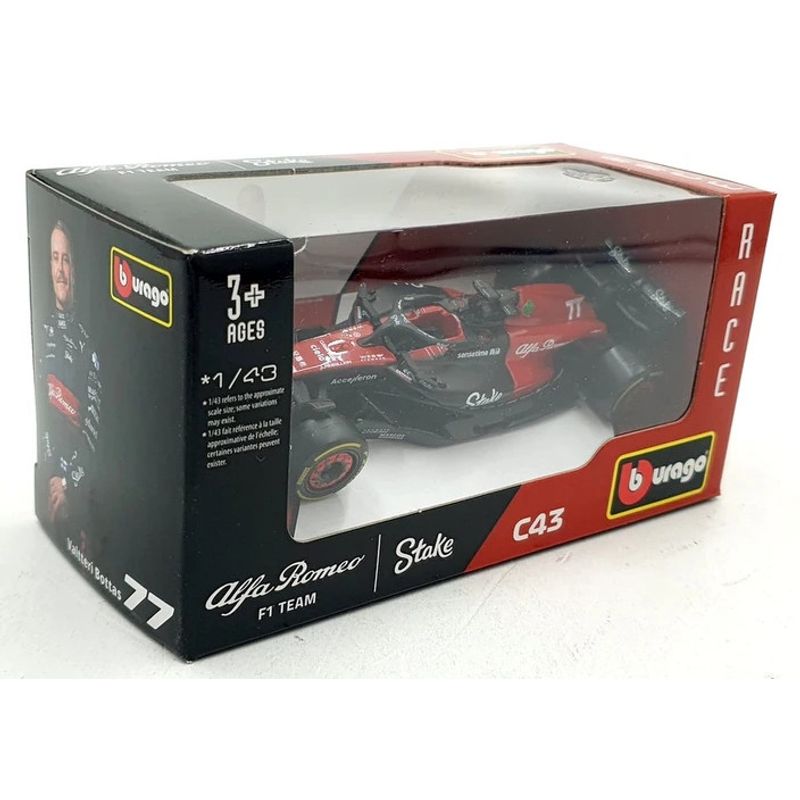 BBURAGO - BURAGO 38085 1-43 ALFA ROMEO BOTTAS C43 2023 F1