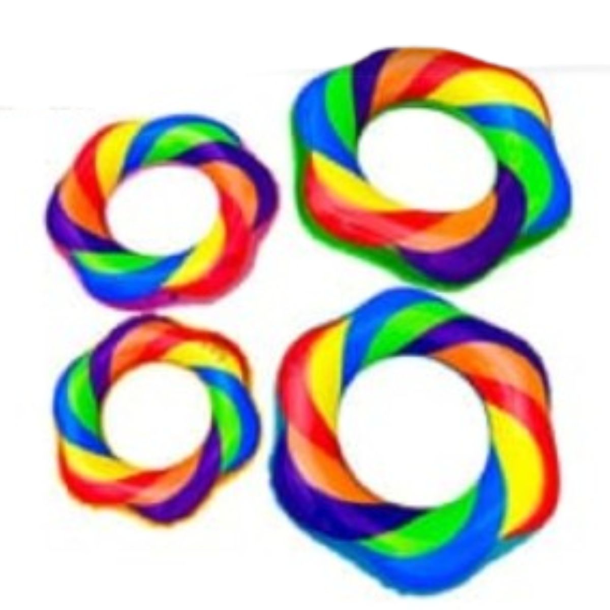 GENERICO - Flotador Multicolor para Playa 90 cm