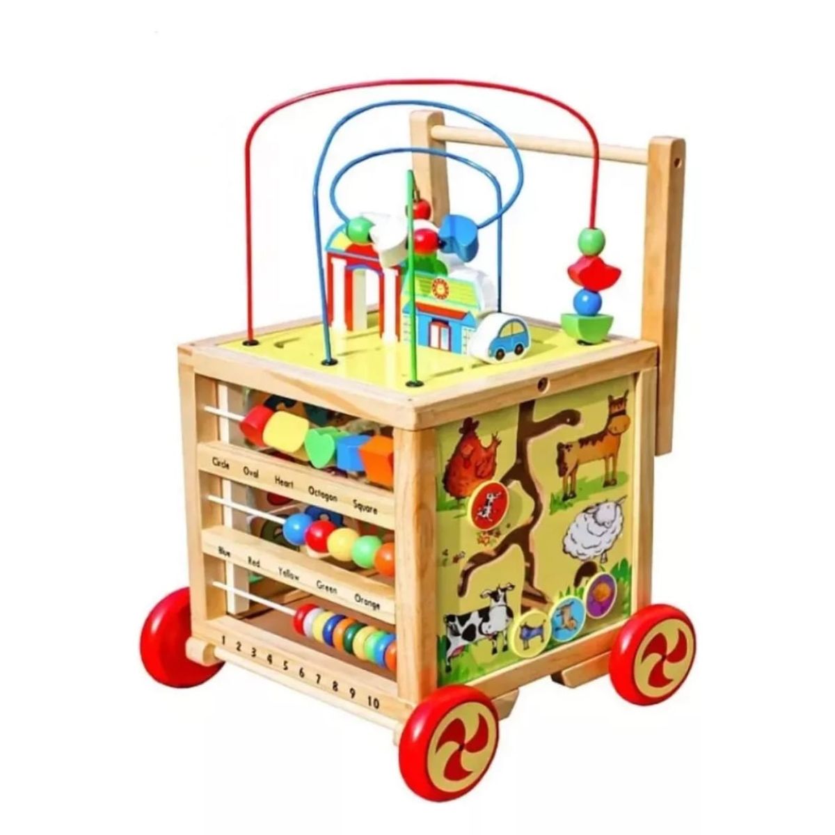 GENERICO - Caminador Correpasillos De Madera Para Bebes