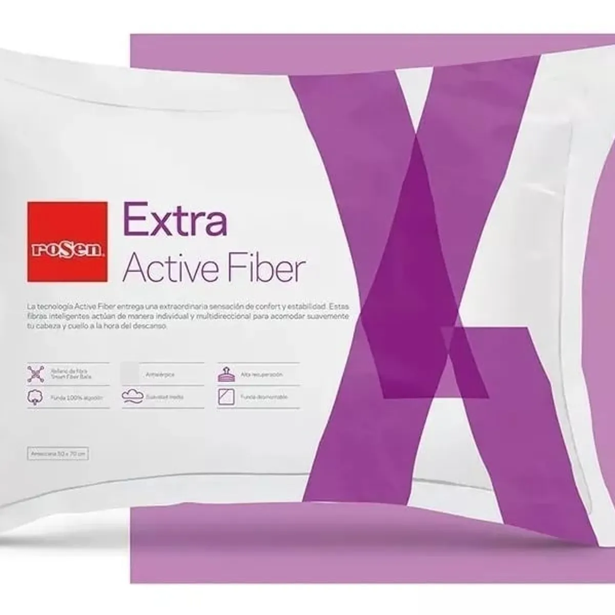 ROSEN - Almohada Rosen Extra Active Fiber 50 X 70 Americana