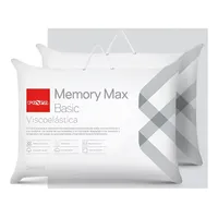 Pack de 2 Almohadas Viscoelasticas Memory Max Basic 42x62 cm