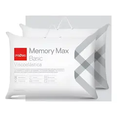 ROSEN - Pack de 2 Almohadas Viscoelasticas Memory Max Basic 42x62 cm