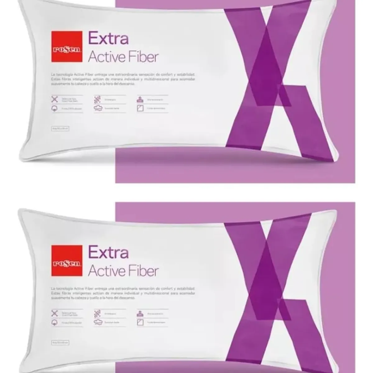 ROSEN - Pack 2 Almohadas Extra Active 50 X 90 - Rosen