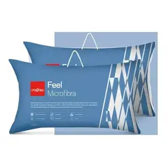 ROSEN - Pack 2 Almohadas Feel Microfibra King 50 X 90 cm -