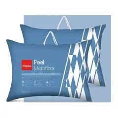 ROSEN - Pack 2 Almohadas Feel Microfibra Americana 50 X 70cm -