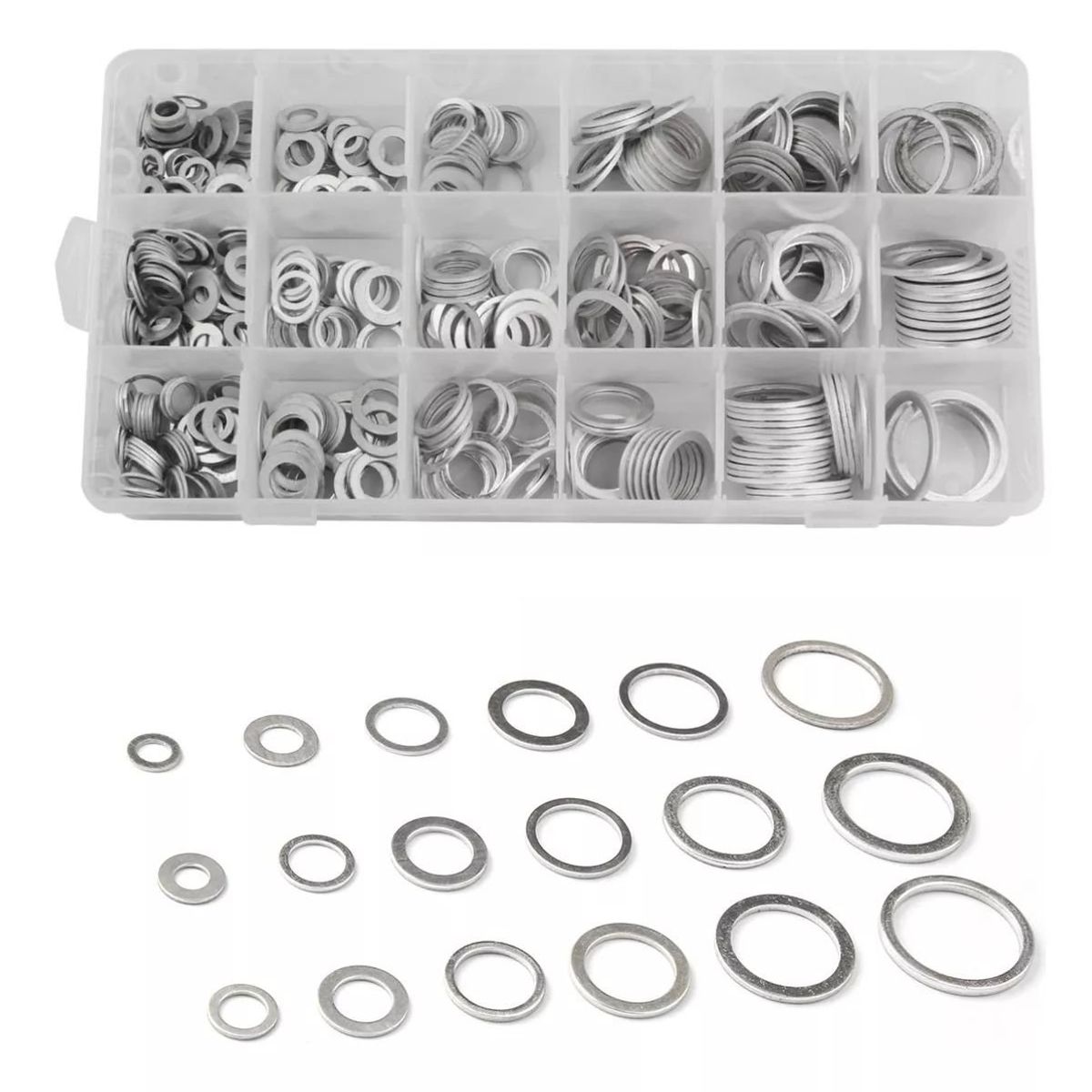 KUANGYE - 450 Golilla Arandela Aluminio M6 A M24 Sello Motor Auto