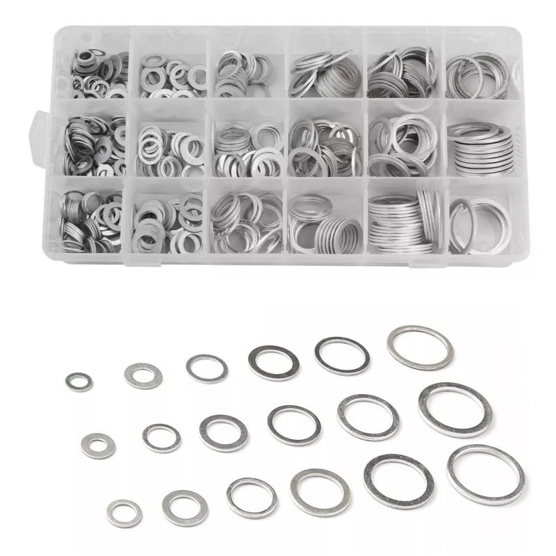 KUANGYE - 450 Golilla Arandela Aluminio M6 A M24 Sello Motor Auto
