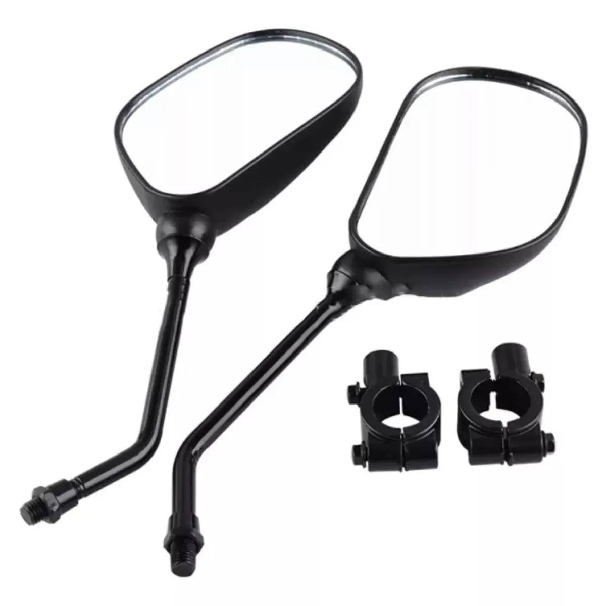 KUANGYE - Soporte Abrazadera Y Espejos Retrovisor Universal Scooter