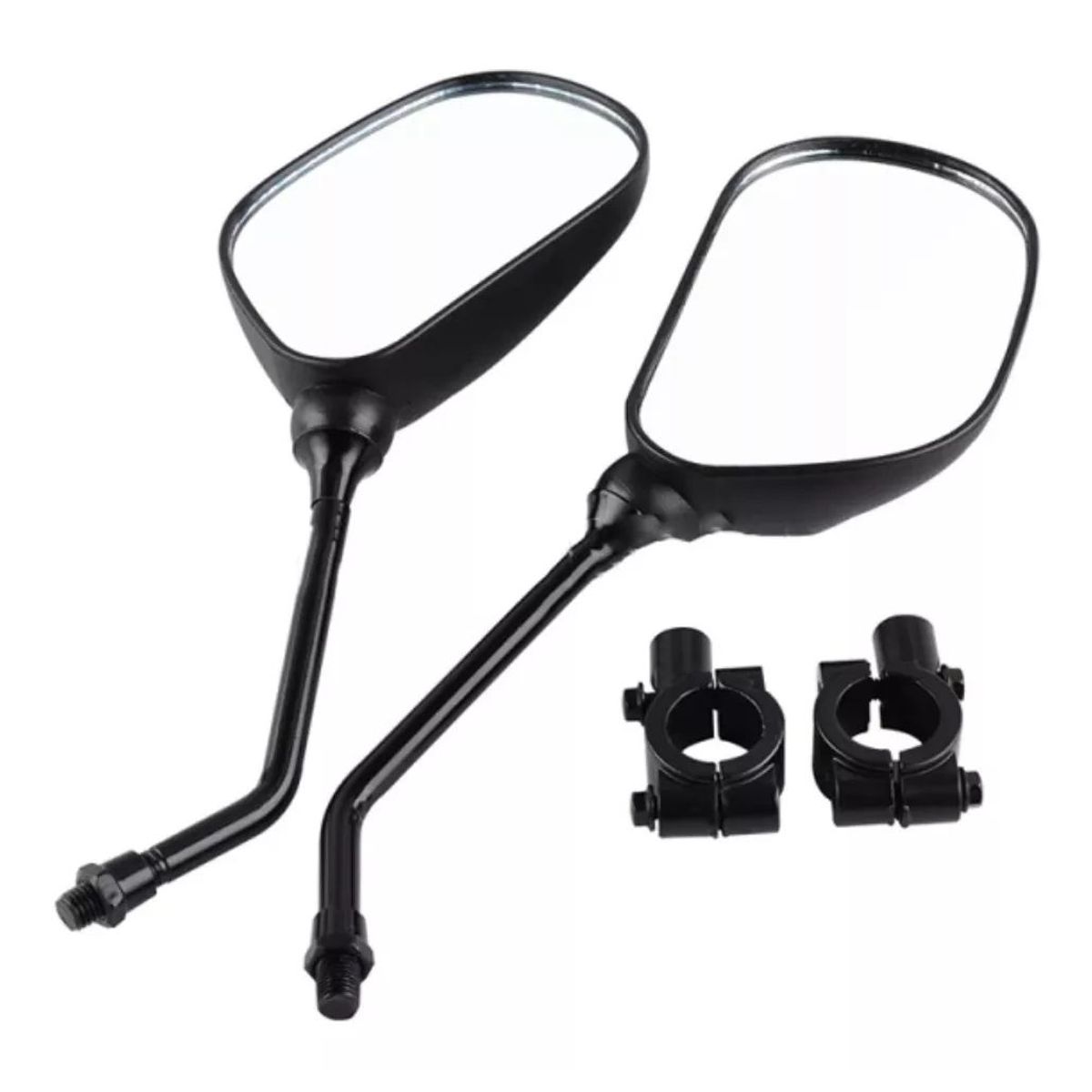 KUANGYE - Soporte Abrazadera Y Espejos Retrovisor Universal Scooter