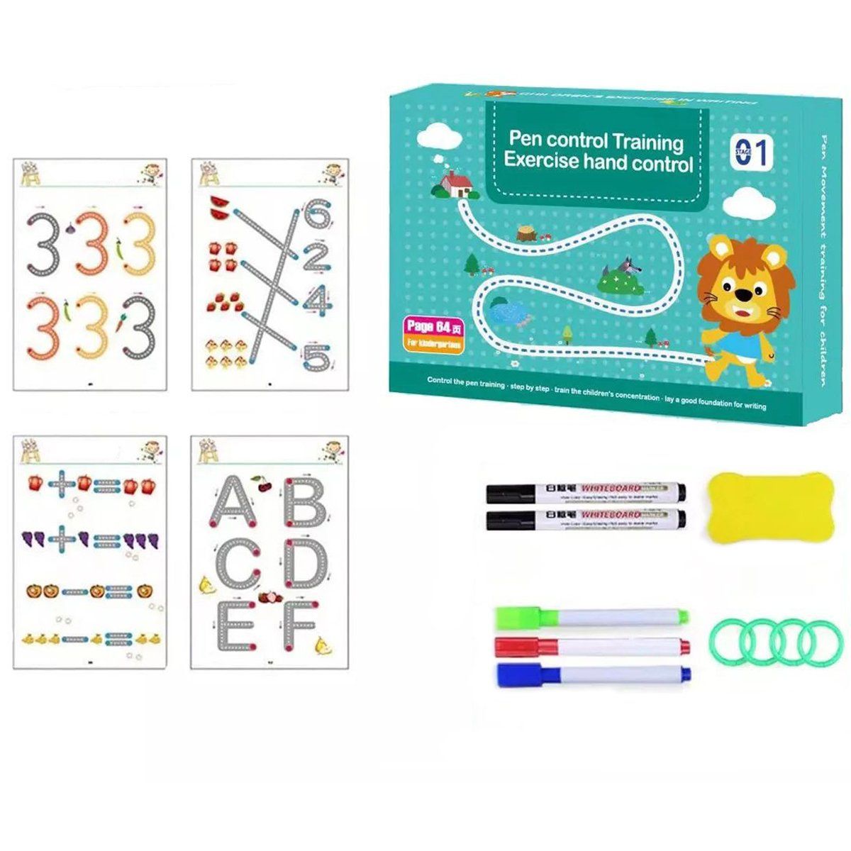 KUANGYE - Cuaderno Mágico Reutilizable Escritura A Mano Libro Mágic