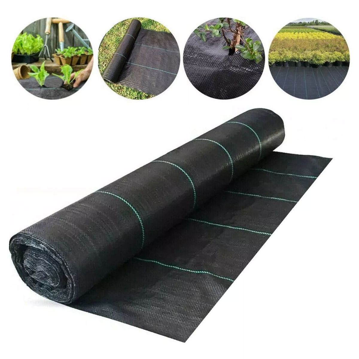 KUANGYE - Rollo Malla Antimaleza 20m Lineales 1m Ancho