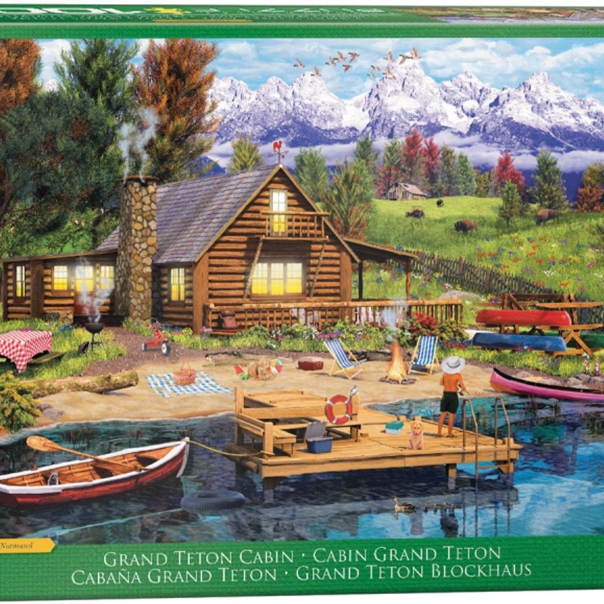 EUROGRAPHICS - EUROGRAPHICS 6000-5726 GRAND TETON CABIN 1000 PUZZLE 1000