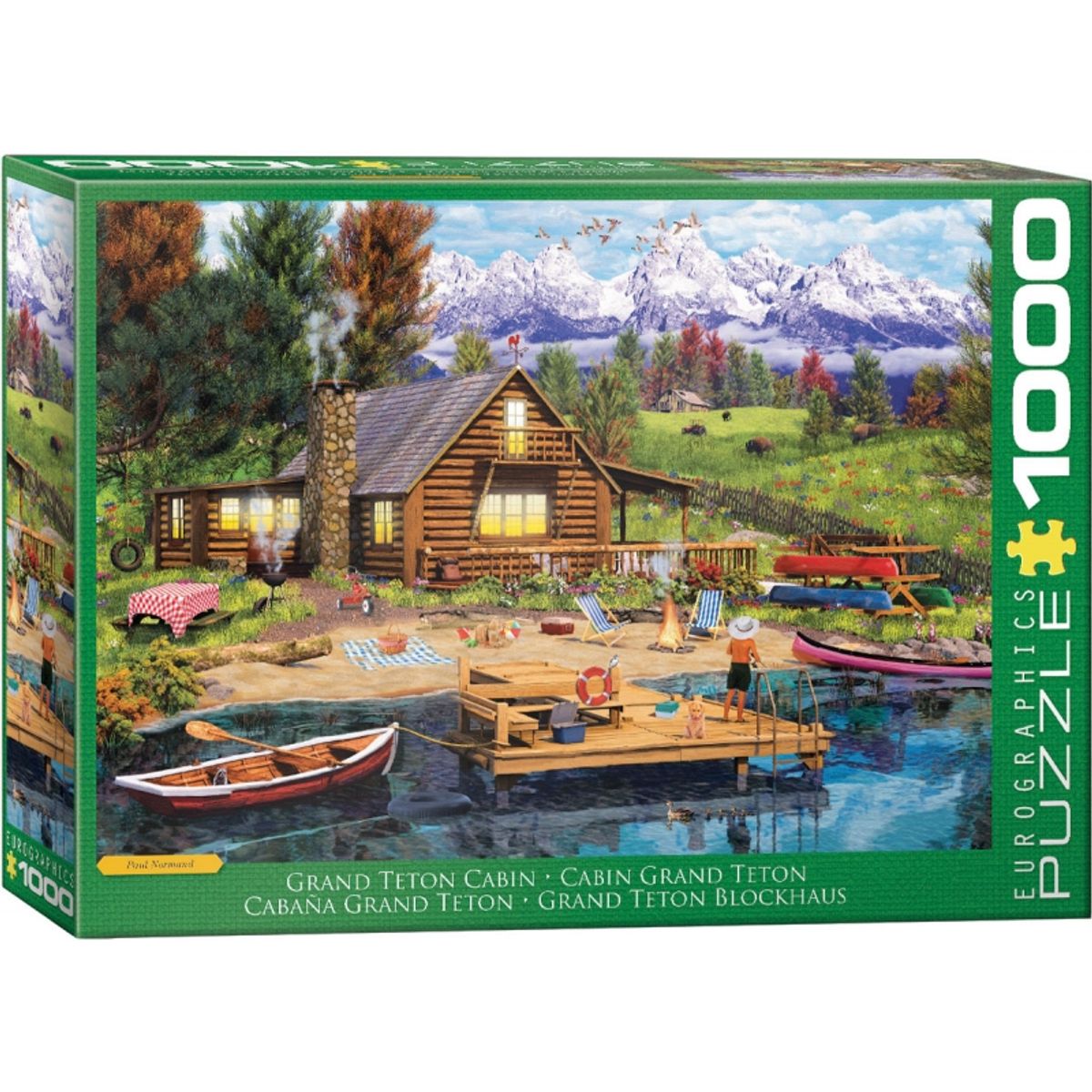 EUROGRAPHICS - EUROGRAPHICS 6000-5726 GRAND TETON CABIN 1000 PUZZLE 1000