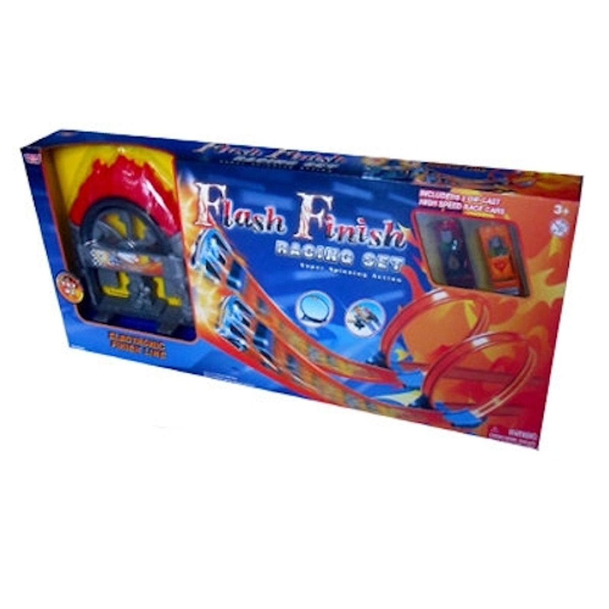 MOTORMAX - MOTORMAX 76492 FLASH FINISH RACE PLAYSET