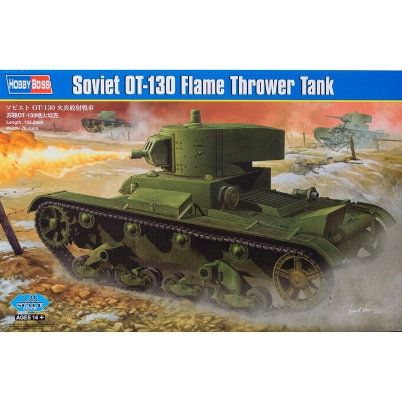 GENERICO - HOBBYBOSS 82498 SOVIET OT 130 FLAME THROWER TANK 1-35