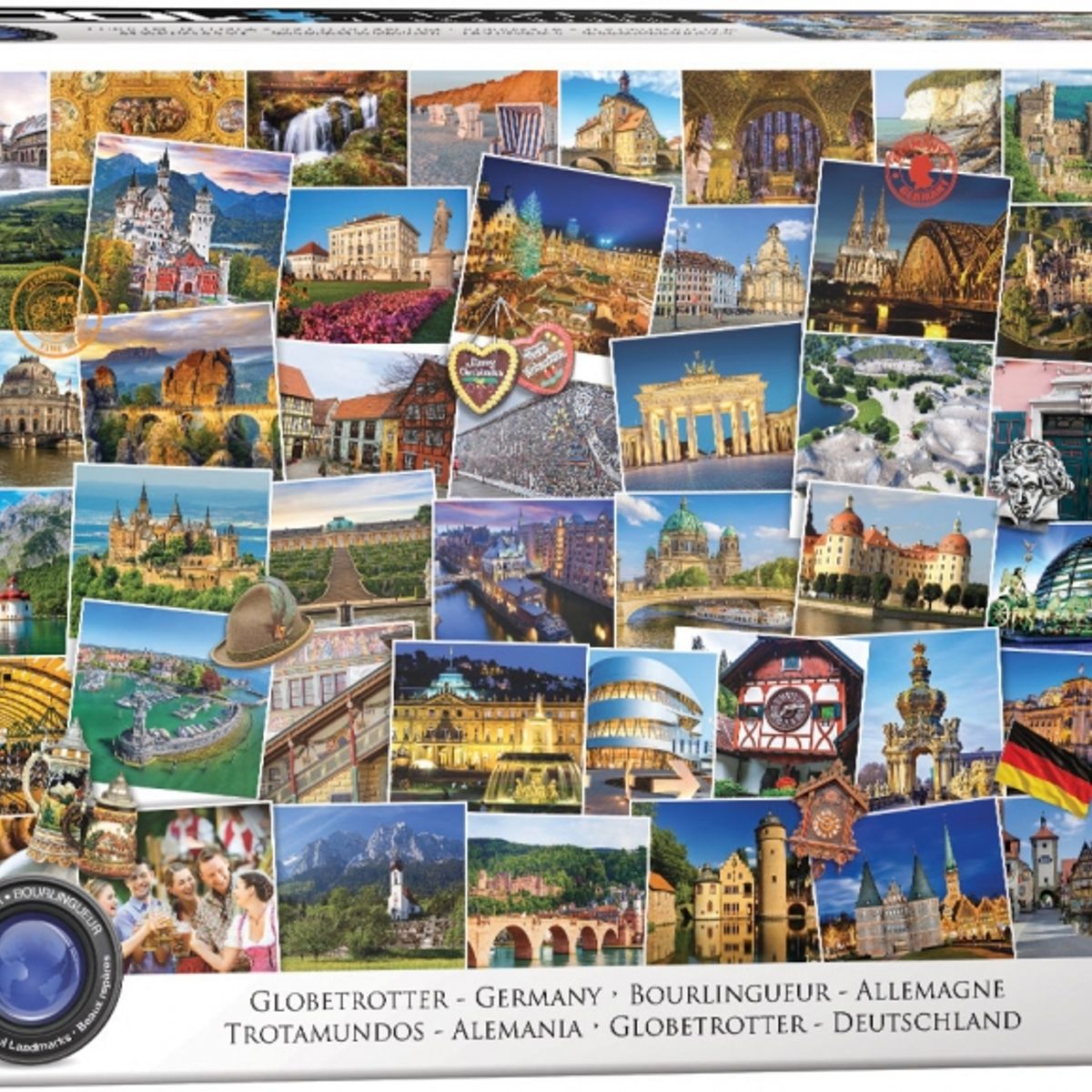 EUROGRAPHICS - EUROGRAPHICS 6000-5465 GLOBETROTTER GERMANY PUZZLE 1000
