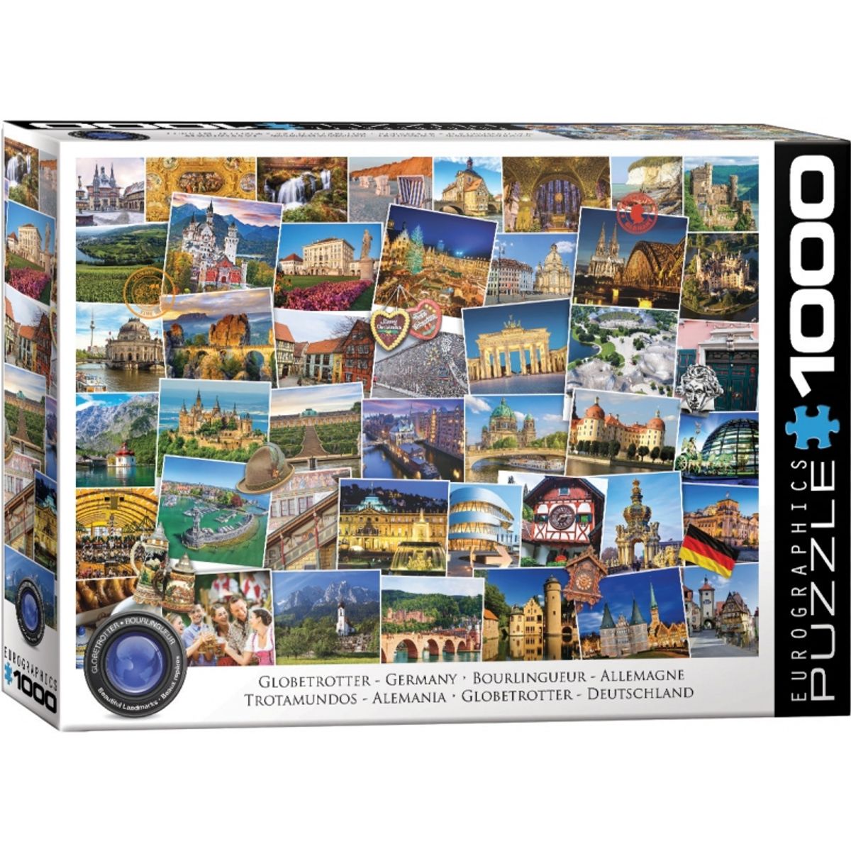 EUROGRAPHICS - EUROGRAPHICS 6000-5465 GLOBETROTTER GERMANY PUZZLE 1000