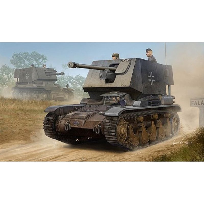 GENERICO - HOBBYBOSS 83808 5 CM PAK ( T ) SFL AUF FGST PZ KPFW 35 R 731