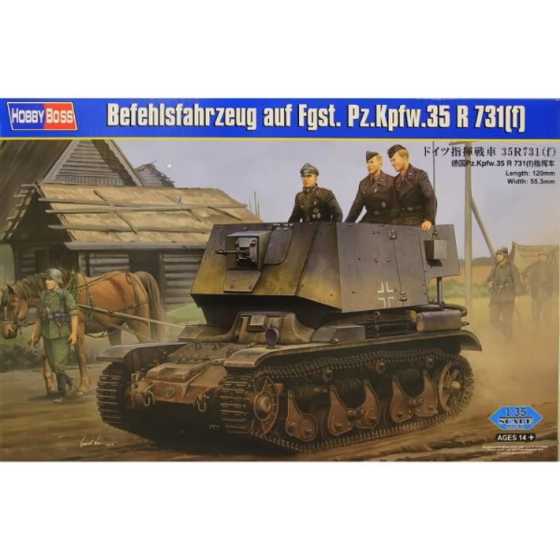 GENERICO - HOBBYBOSS 83809 BEFEHLSFAHRZEUG AUF FGST PZ KPFW 35 R 731 (