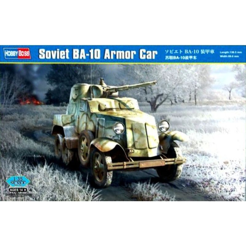 GENERICO - HOBBYBOSS 83840 SOVIET BA 10 ARMOR CAR 1-35