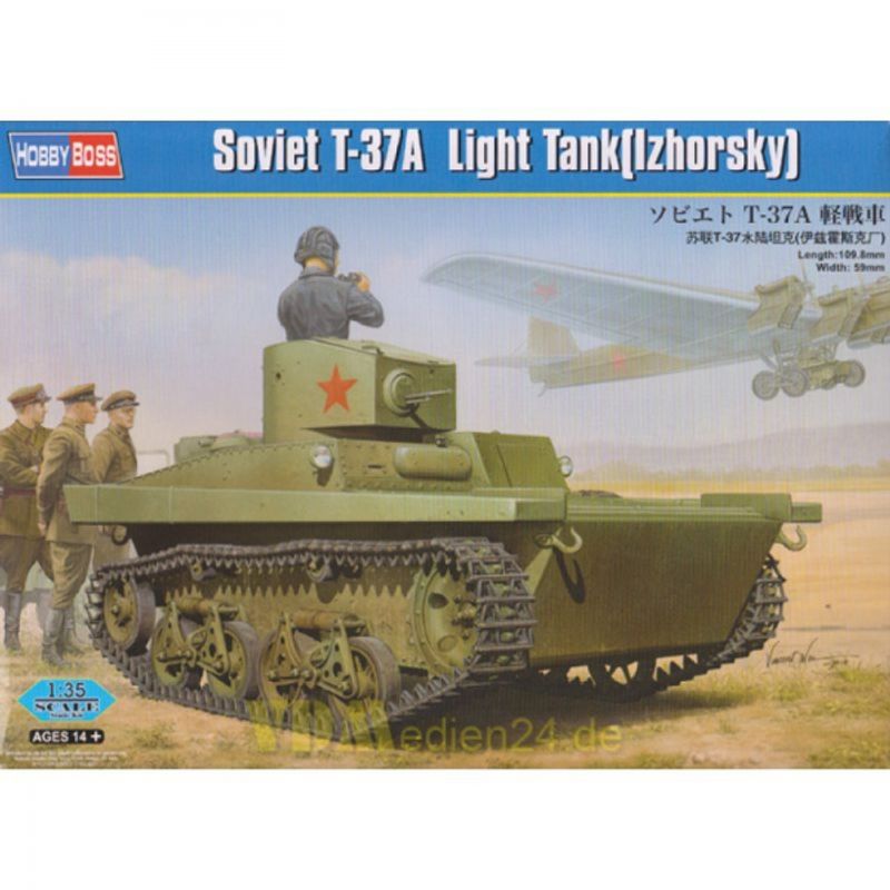 GENERICO - HOBBYBOSS 83821 SOVIET T 37 A LIGHT TANK ( IZHORSKY ) 1-35
