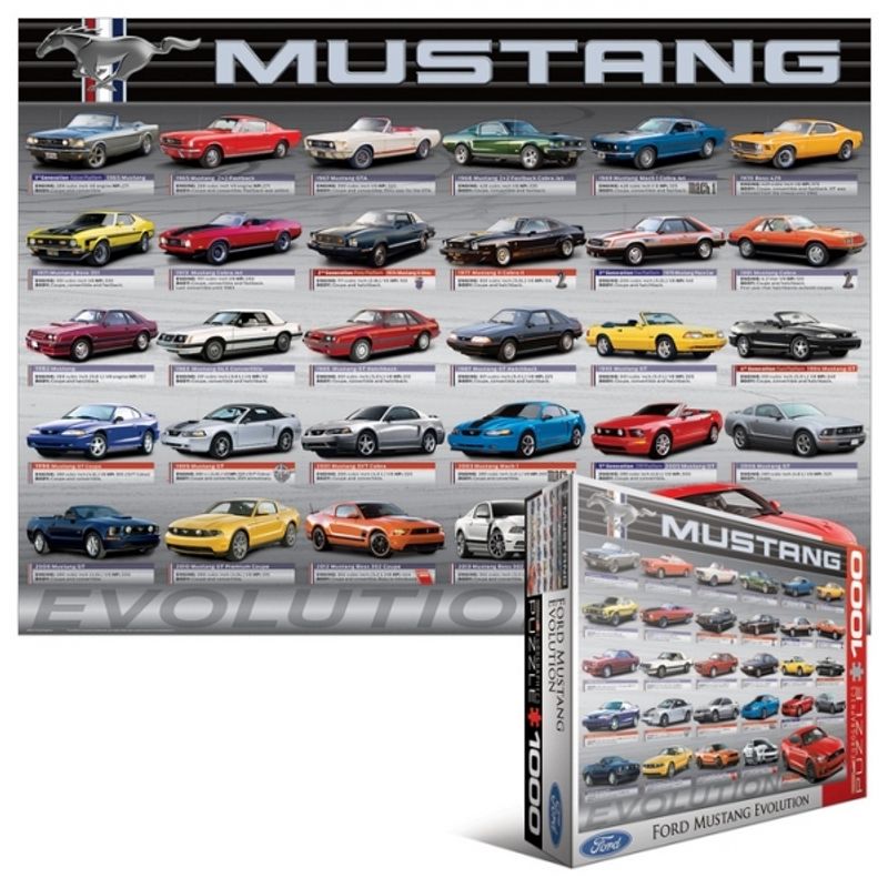 EUROGRAPHICS - EUROGRAPHICS 6000-0684 FORD MUSTANG EVOLUTION 50TH