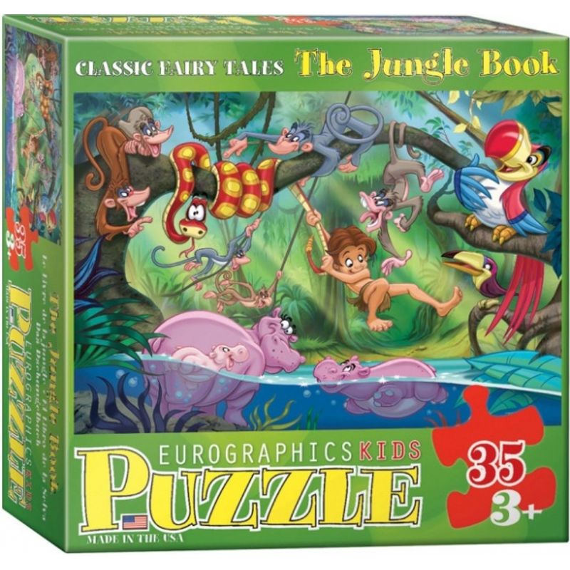 EUROGRAPHICS - EUROGRAPHICS 6035-0424 THE JUNGLE BOOK PUZZLE 35 PIEZAS