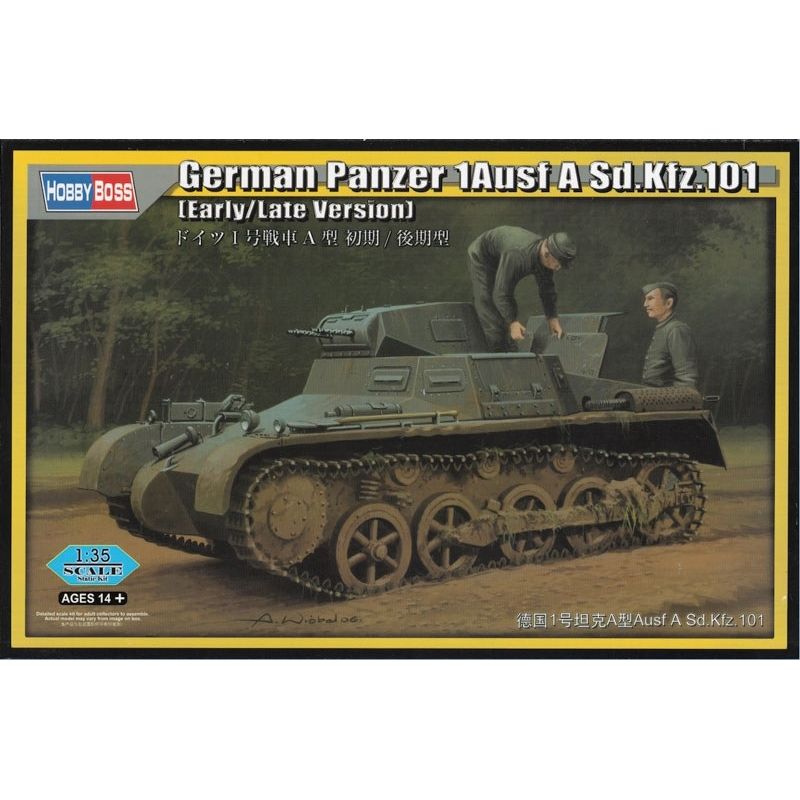 GENERICO - HOBBYBOSS 80145 GERMAN PANZER 1AUSF A SD KFZ 101 ( EARLY