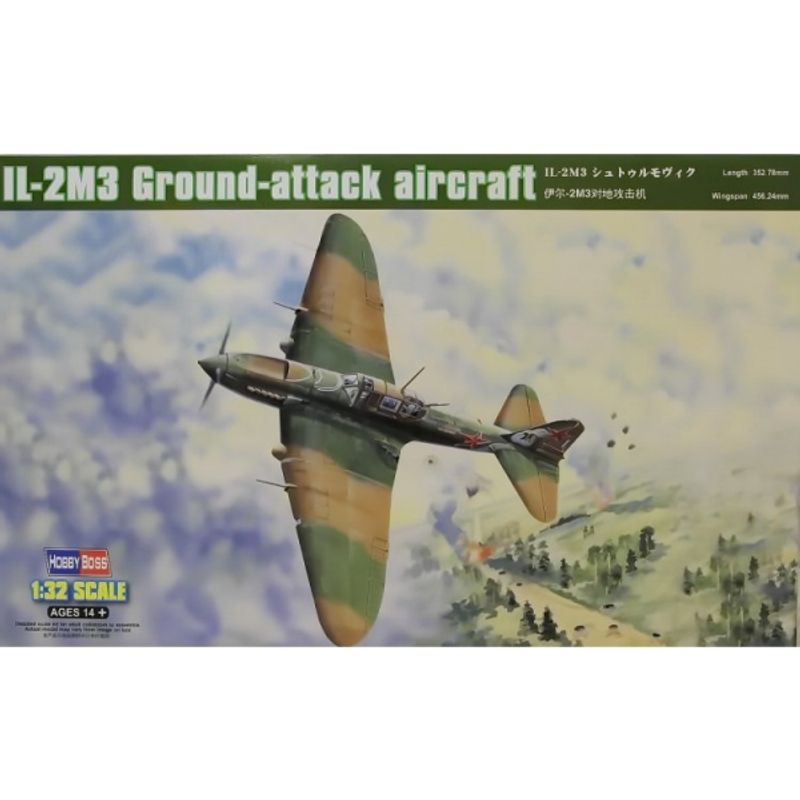 GENERICO - HOBBYBOSS 83204 IL 2M3 GROUND ATTACK AIRCRAFT 1-32