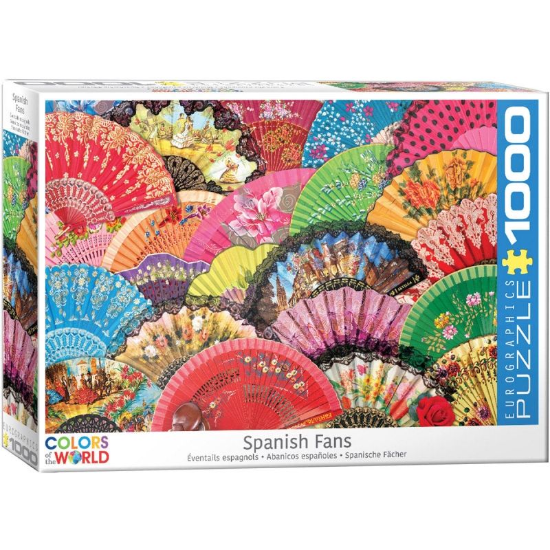 EUROGRAPHICS - EUROGRAPHICS 6000-5636 SPANISH FANS PUZZLE 1000 PIEZAS