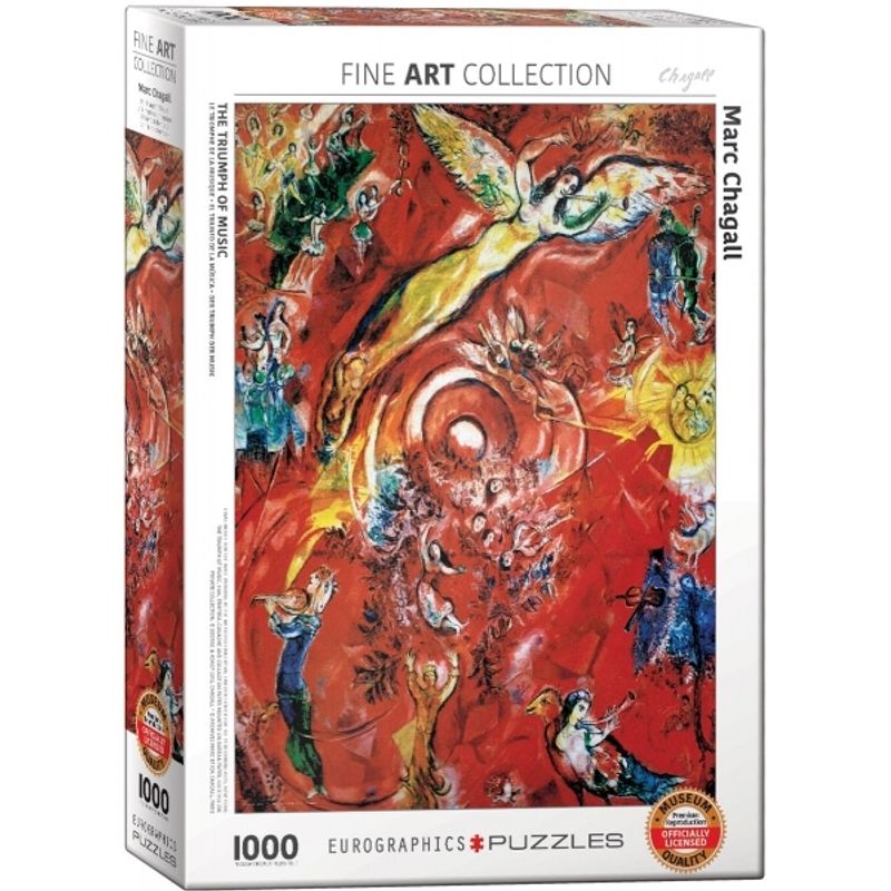 EUROGRAPHICS - EUROGRAPHICS 6000-5418 TRIUMPH OF MUSIC BY CHAGALL PUZZLE