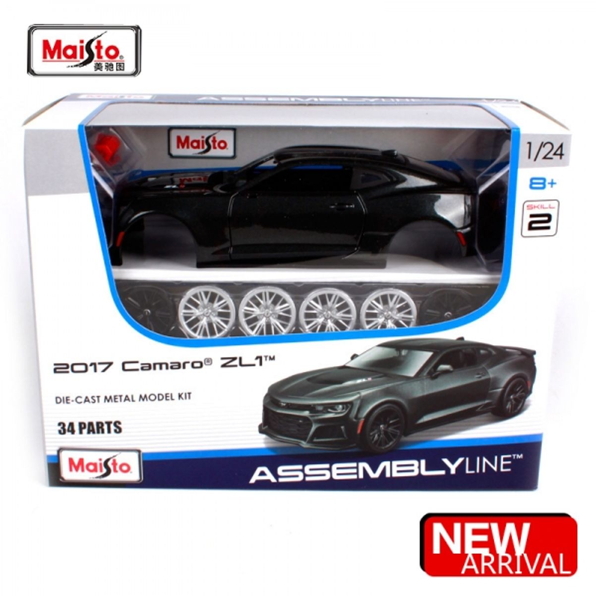 MAISTO - MAISTO 39512 1-24 AL2017 CHEVROLET CAMARO ZL1 ARMABLE