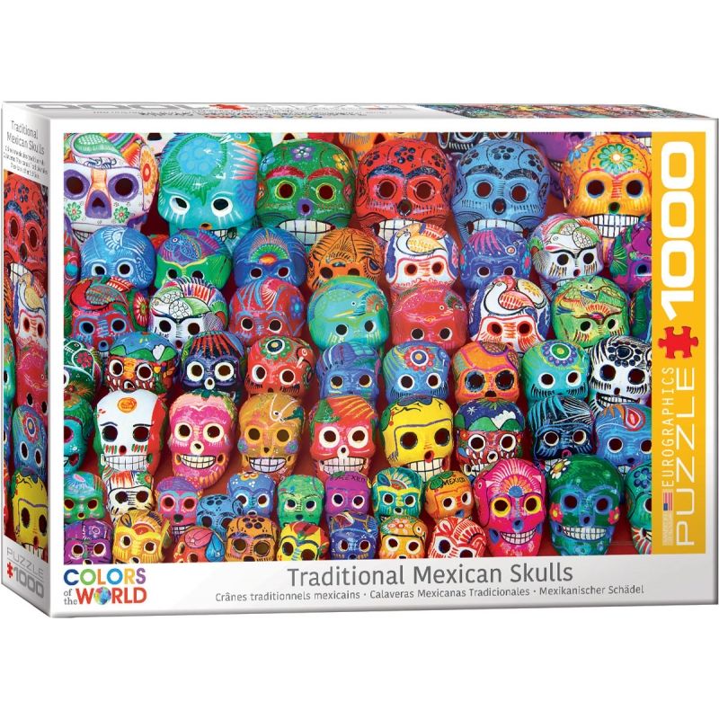 EUROGRAPHICS - EUROGRAPHICS 6000-5316 TRADITIONAL MEXICAN SKULLS PUZZLE