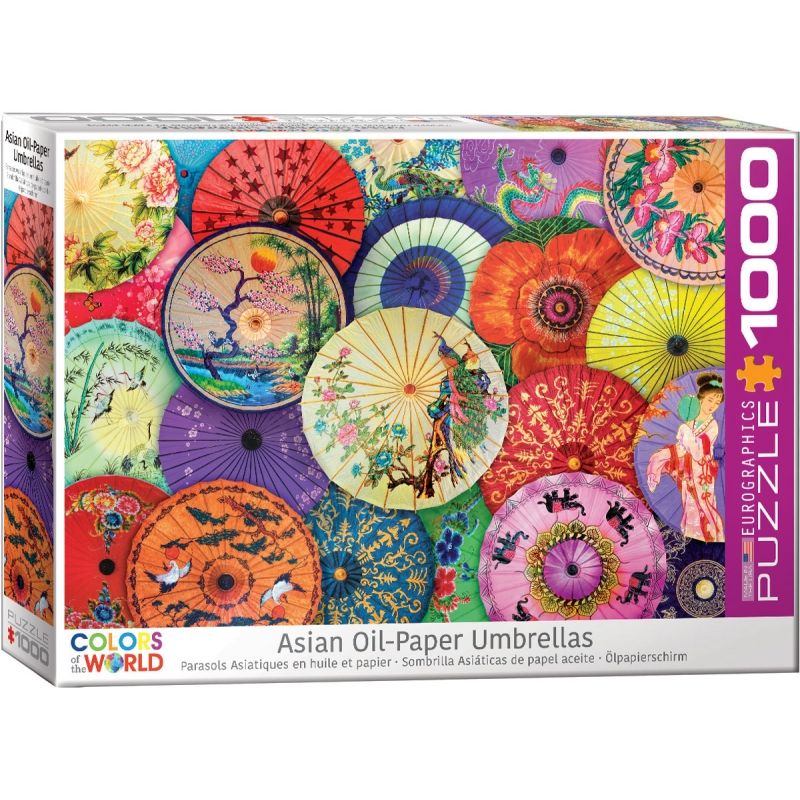 EUROGRAPHICS - EUROGRAPHICS 6000-5317 ASIAN OIL PAPER UMBRELLAS PUZZLE 1000