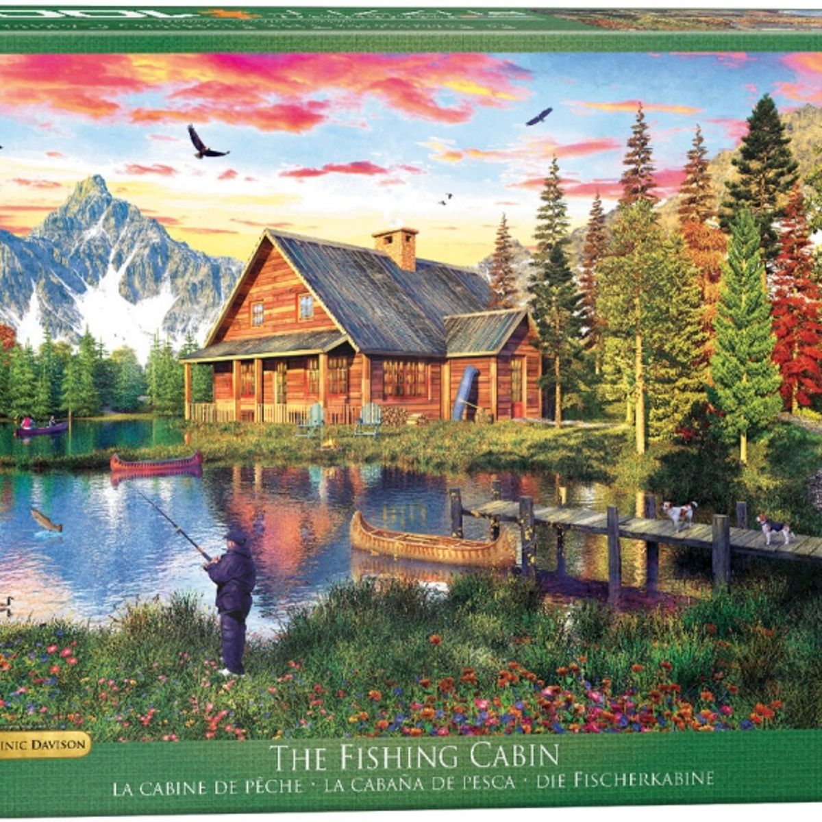 EUROGRAPHICS - EUROGRAPHICS 6000-5376 THE FISHING COTTAGE BY DAVISON PUZZLE