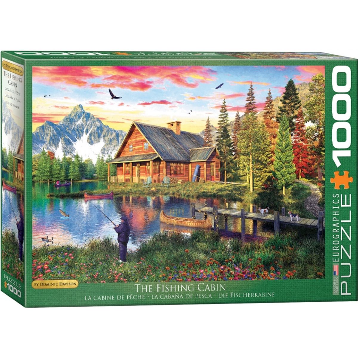 EUROGRAPHICS - EUROGRAPHICS 6000-5376 THE FISHING COTTAGE BY DAVISON PUZZLE