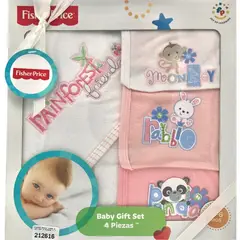 FISHER - PRICE 14498 GIFT SET 4 PIEZAS 4 TOALLAS RECIEN NACIDO