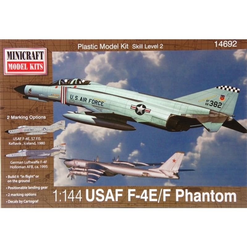 GENERICO - MINICRAFT 14692 1-144 F 4 E F PHANTOM USAF LUFTWAFFE W 2