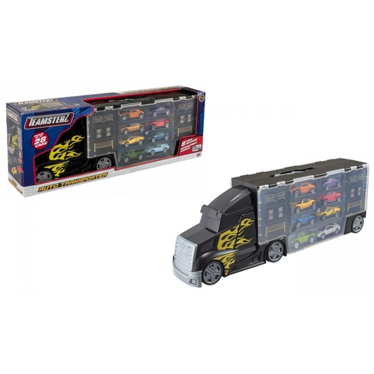 HTI - HTI 1417090 TEAMSTERZ CAR TRANSPORTER 8 CARS