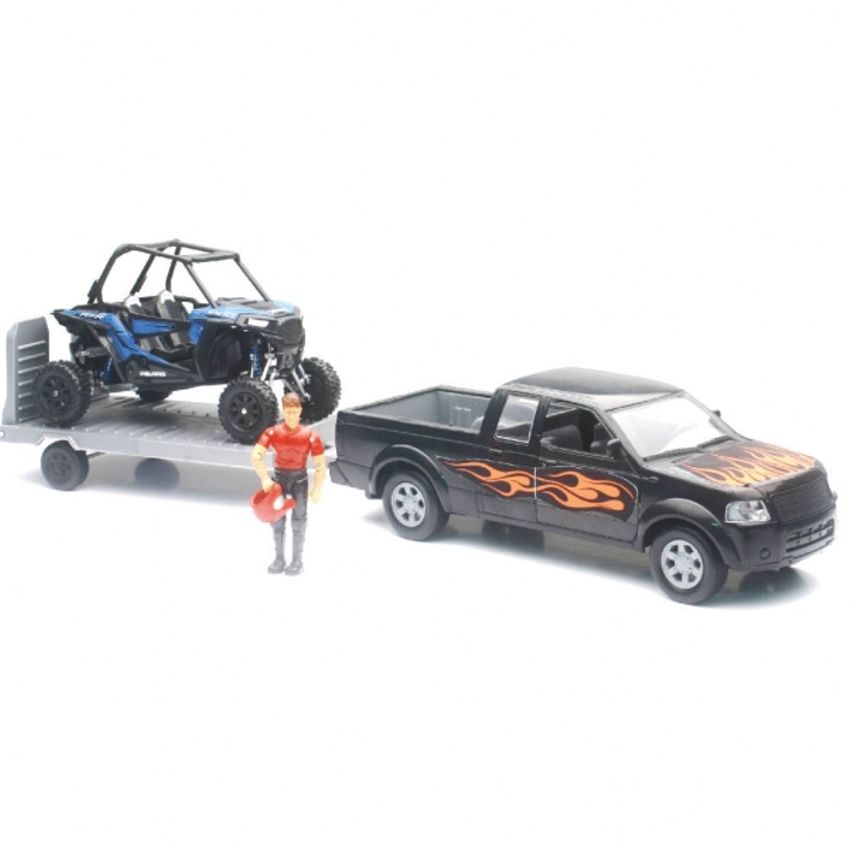 GENERICO - NEWRAY 37426 PICK UP TRUCK W POLARIS RZR XP1000 SET