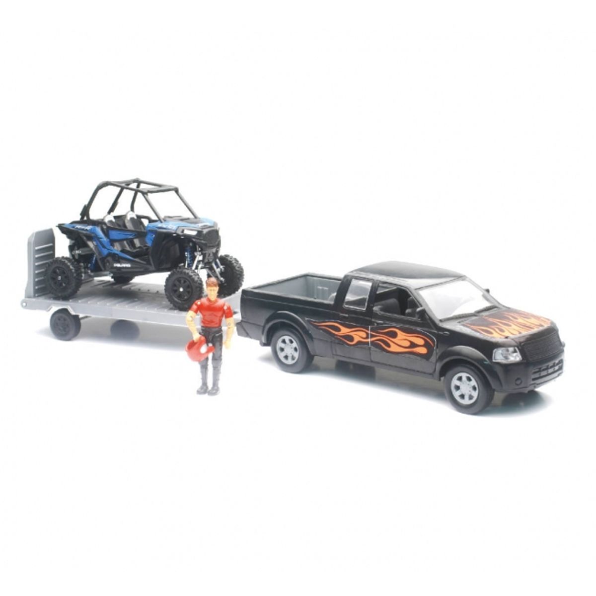 GENERICO - NEWRAY 37426 PICK UP TRUCK W POLARIS RZR XP1000 SET
