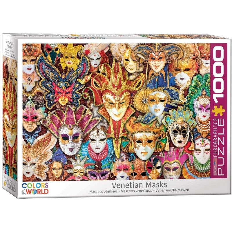 EUROGRAPHICS - EUROGRAPHICS 6000-5534 VENETIAN MASKS PUZZLE 1000 PIEZAS