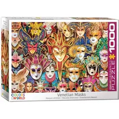 EUROGRAPHICS - 6000-5534 VENETIAN MASKS PUZZLE 1000 PIEZAS