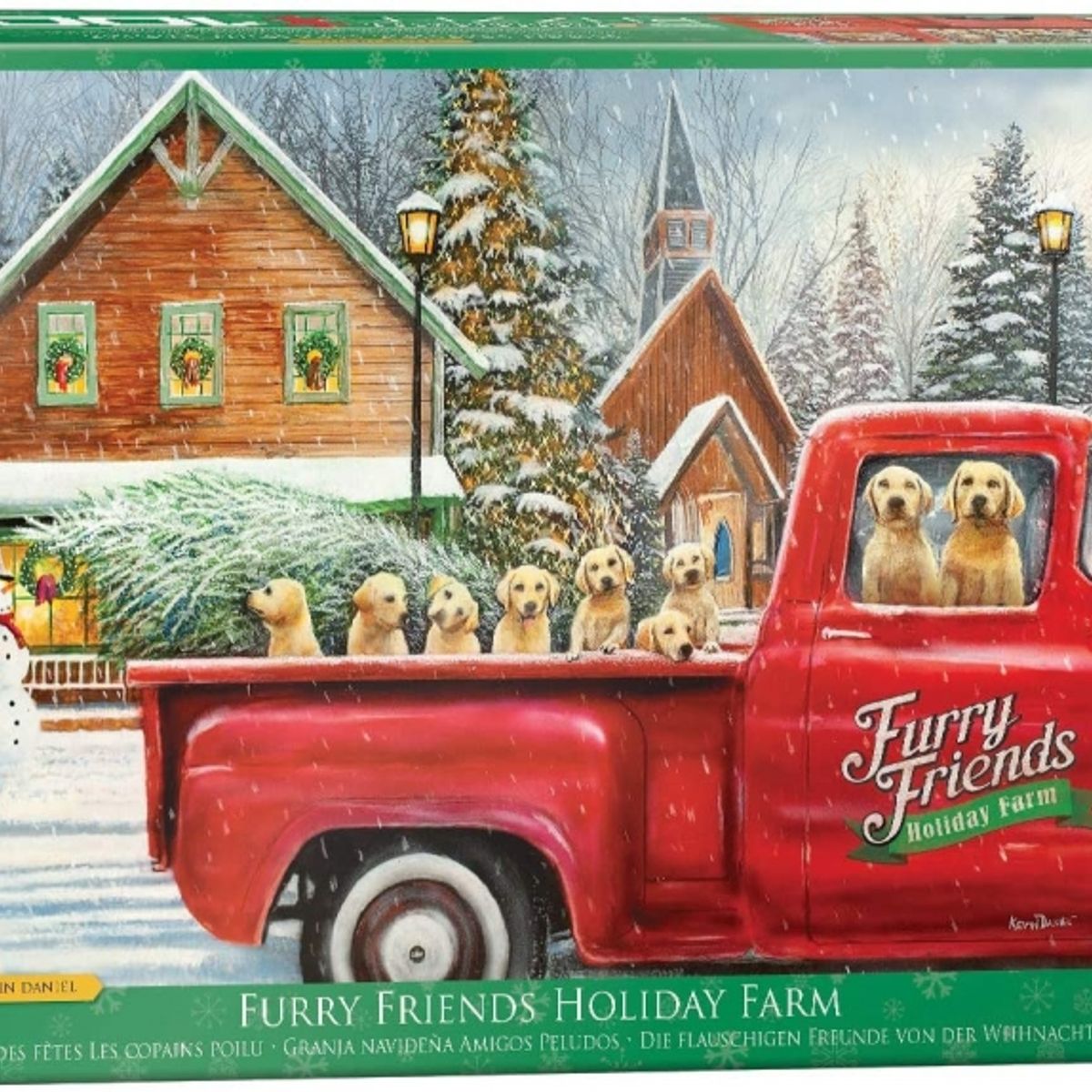 EUROGRAPHICS - EUROGRAPHICS 6000-5575 FURRY FRIENDS HOLIDAY FARM PUZZLE
