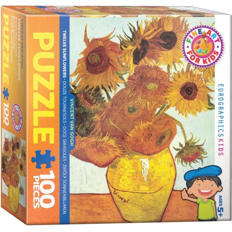 EUROGRAPHICS - EUROGRAPHICS 6100-3688 TWELVE SUNFLOWERS BY VANGOGH PUZZLE