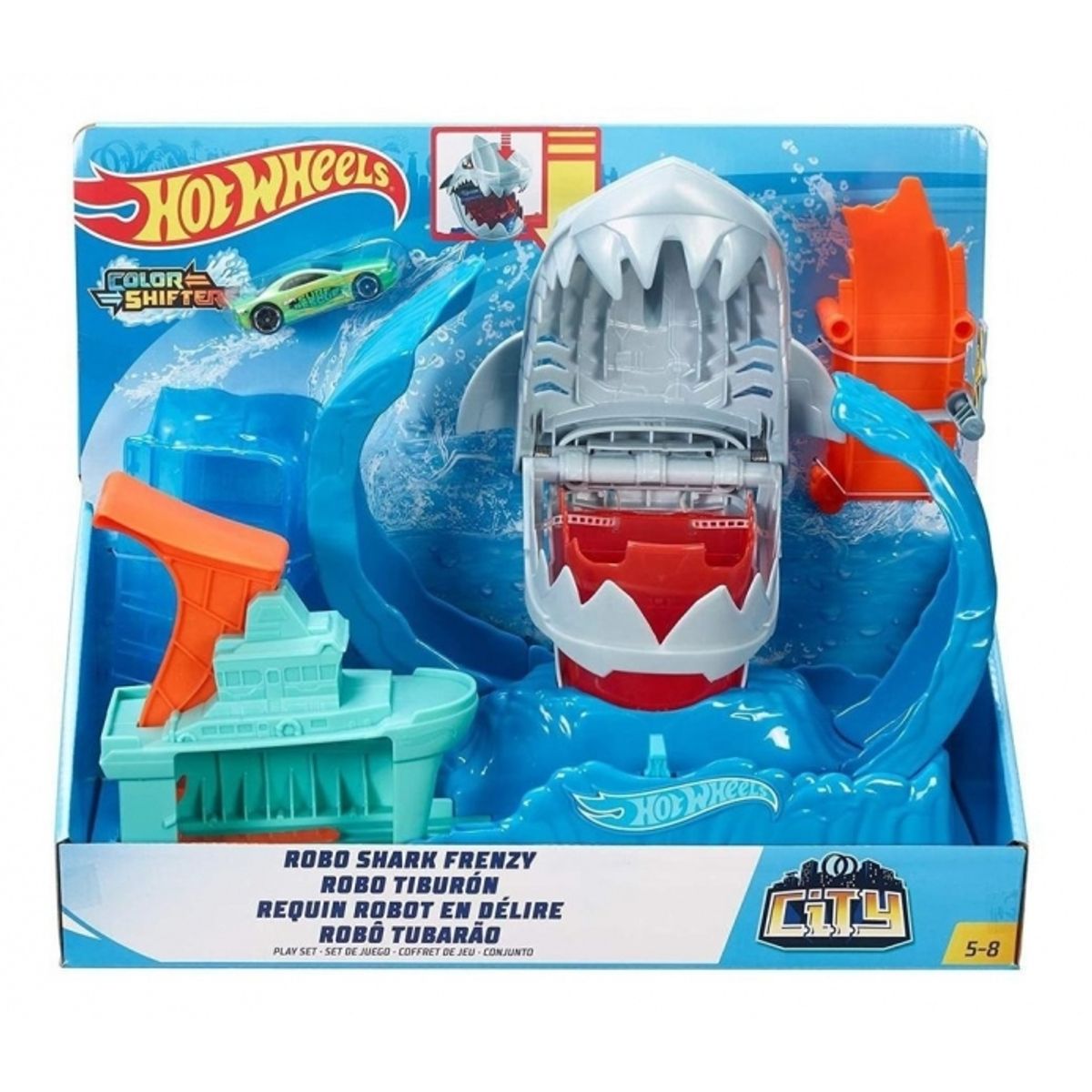 MATTEL - MATTEL GJL12 HOT WHEELS CITY ROBO TIBURON