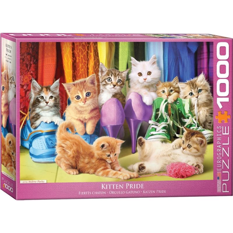 EUROGRAPHICS - EUROGRAPHICS 6000-5543 KITTEN PRIDE PUZZLE 1000 PIEZAS